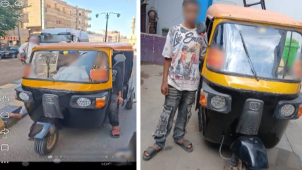 مشى عكس.. القبض على سائق توك توك بالمنوفية