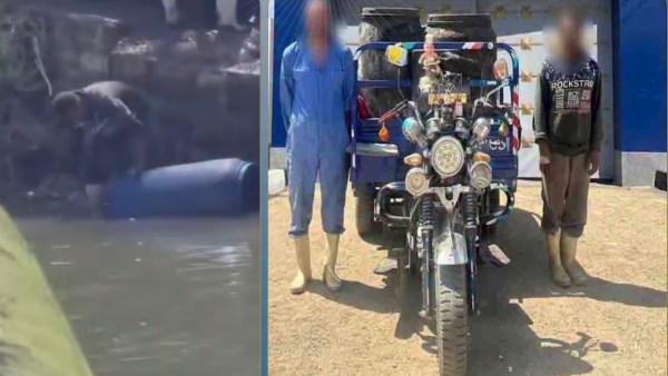 مخالفات خزانات.. الداخلية تكشف حقيقة تفريغ شخصين لزيوت طعام مستخدمة بمصرف فى سوهاج