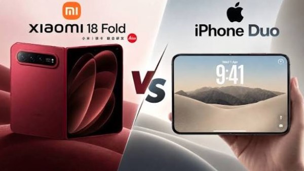 مواجهة نارية.. مقارنة بين Xiaomi 18 Fold و آيفون ديو