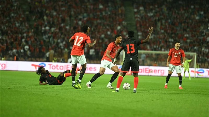 تصفيات أمم إفريقيا، تعادل سلبي بين منتخب مصر وأنجولا في الشوط الأول