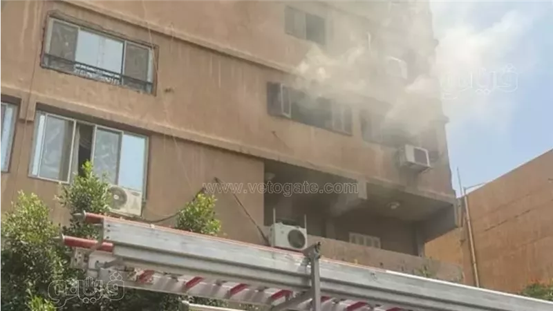 إخماد حريق نشب داخل شقة في المرج