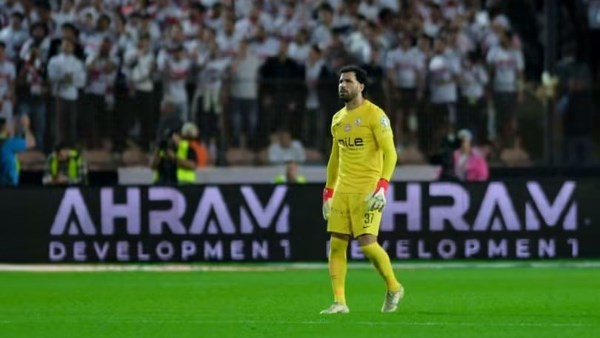 المهدي سليمان يوجه رسالة لجماهير الزمالك بصورة من مباراة أبو قير