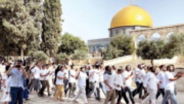 مستوطنون يقتحمون المسجد الإبراهيمي في الخليل بالتزامن مع الأعياد اليهودية