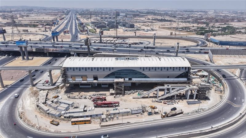 لماذا أقيمت محطة مونوريل على طريق الإسكندرية الصحراوي؟.. الإنفاق توضح