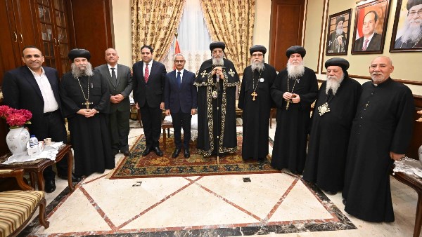 حفل استقبال بمناسبة زيارة البابا تواضروس لإيبارشية ببا والفشن | صور