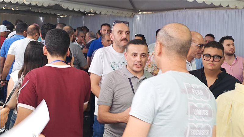 انتخابات نادي جزيرة الورد بالمنصورة، تزايد الإقبال على التصويت بعد صلاة الجمعة