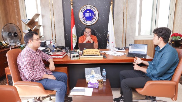 رئيس جامعة المنصورة الأهلية يتابع إطلاق منظومة MansNU Sports الرقمية لحجز الملاعب
