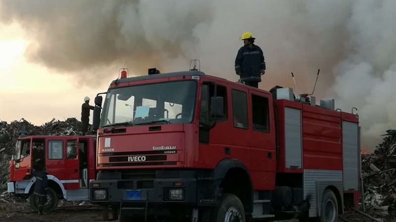 المروحة السبب، حريق شقة سكنية فى السلام يكشف شهامة شباب المنطقة
