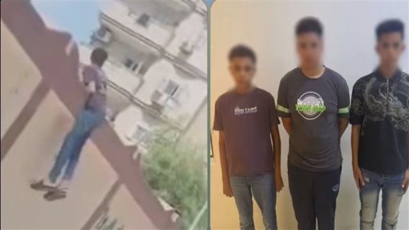 ضبط 3 طلاب بعد تعلق أحدهم بسور مدرسة بنات بالسويس ومضايقة الطالبات