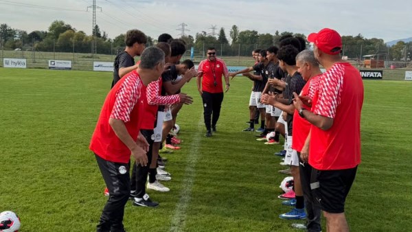 منتخب الناشئين يختتم استعداداته لمواجهة كولومبيا في كأس الصداقة