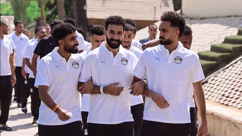 جولة للاعبي منتخب مصر في فندق الإقامة قبل لقاء أنجولا الليلة