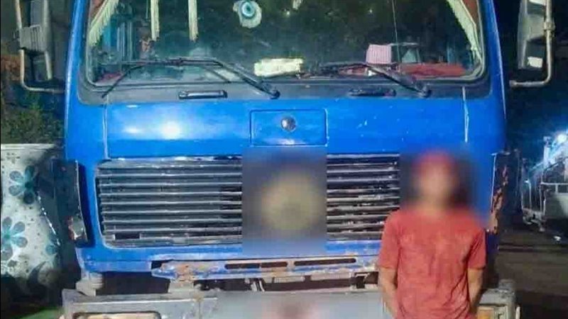 كشاف خلفي يهدد حياة قائدي السيارات، ضبط سائق «نقل» بعد تداول فيديو للواقعة بالجيزة