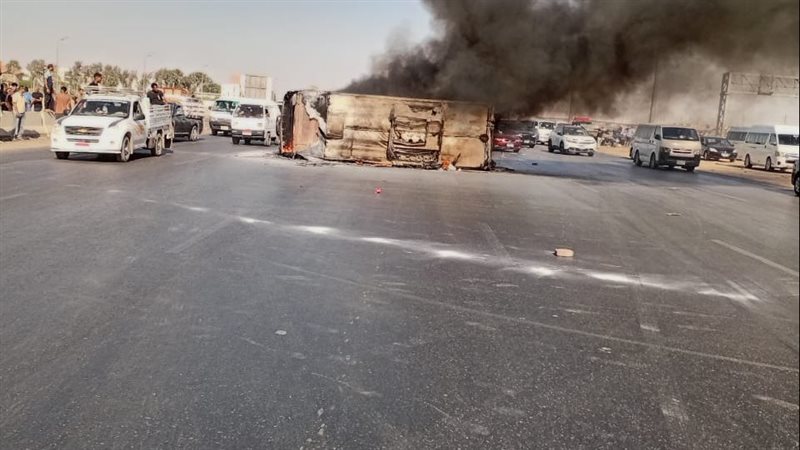 ارتفاع عدد ضحايا طريق مصر الإسماعيلية الصحراوي إلى 3 وفيات و11 مصابا