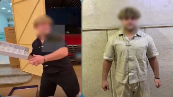 ضبط مالك محل لقيامه بإلقاء أدوات منزلية زجاجية على المواطنين بالطريق في الجيزة