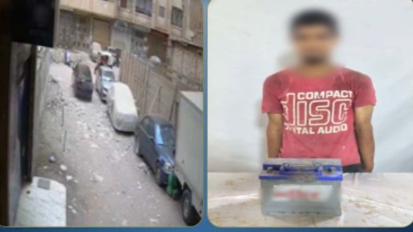 ضبط عاطل بتهمة سرقة بطارية سياره في القاهرة