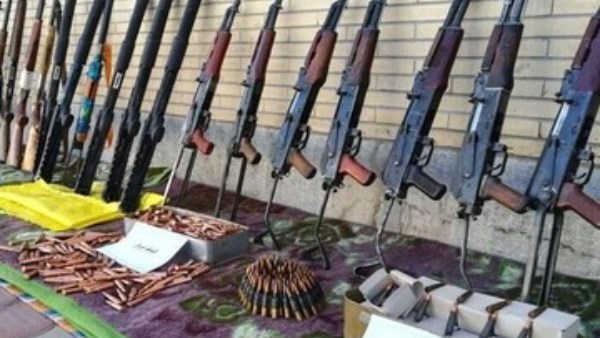 إيران.. ضبط 1200 قطعة عتاد حربي على حدود البلاد