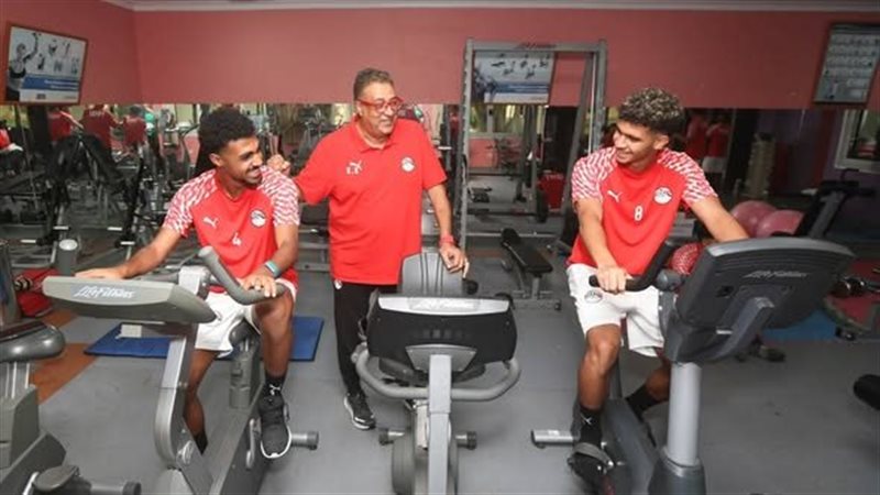 تدريب استشفائي لمنتخب الشباب بعد الفوز على ليبيا في تصفيات أمم أفريقيا