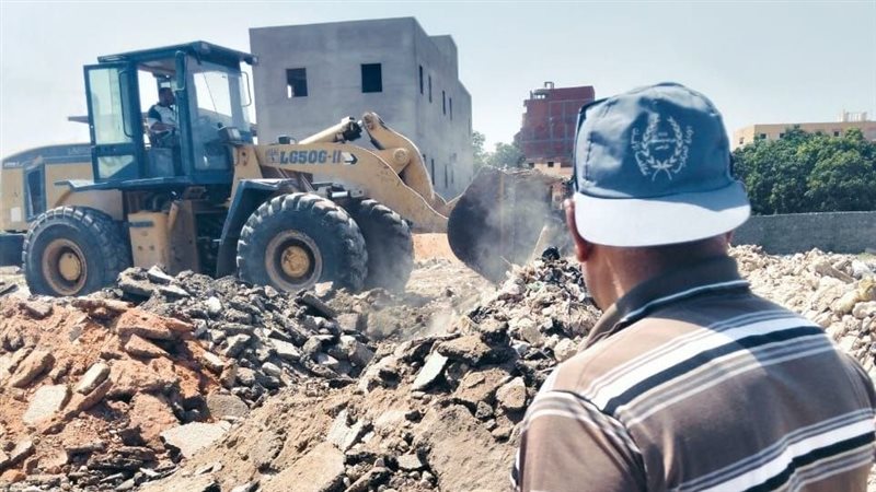 إزالة 23 حالة تعدٍ على الأراضي الزراعية وأملاك الدولة في الشرقية