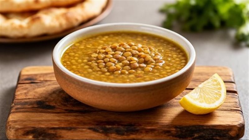 طريقة عمل العدس بجبة لفطار مغذ ومشبع
