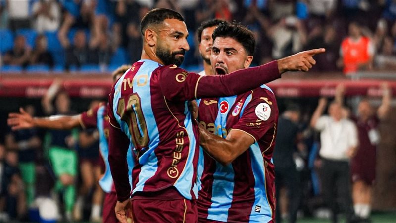 محمد صلاح يسجل في تقدم طرابزون بثلاثية على جنتشلر بيرليجي في الشوط الأول