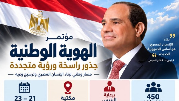 غدا.. بدء فعاليات مؤتمر “الهوية الوطنية.. جذور راسخة ورؤية متجددة” بمكتبة الإسكندرية