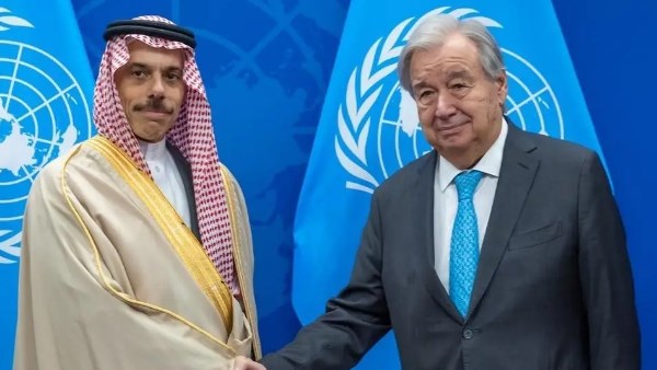 وزير الخارجية السعودى والأمين العام للأمم المتحدة يبحثان أخر المستجدات الإقليمية