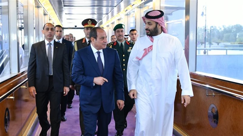 مواجهة تحديات المنطقة تتصدر مباحثات السيسي وولي عهد السعودية
