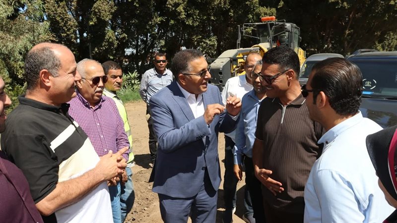 محافظ القليوبية: الانتهاء من أعمال المرافق بطريق «شبين القناطر – طوخ» خلال شهر