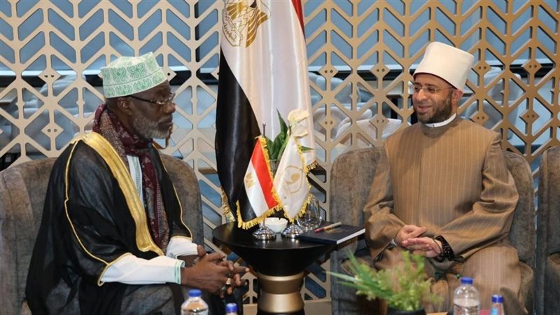 مفتي الكونغو خلال لقائه وزير الأوقاف: مصر عنوان للعلم والتيسير والفضل والكرم