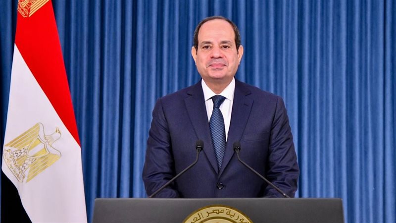 السيسي: نبذل جهودا مضنية لدعم الشعب الفلسطينى وإقامة دولته المستقلة