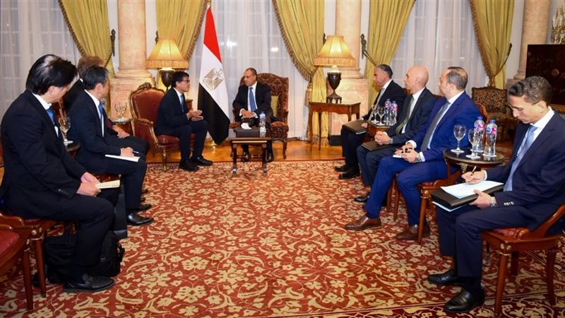 وزير الخارجية يبحث مع رئيس “تويوتا تسوشو” اليابانية سبل التعاون الاقتصادي والاستثماري