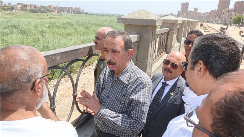 محافظ سوهاج يتفقد مشروع إنشاء وتطوير كورنيش جرجا بطول 750 مترًا