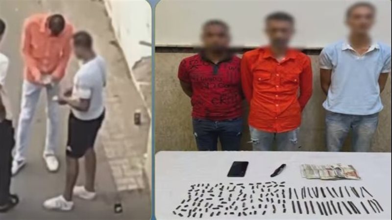 الأجهزة الأمنية تضبط 3 متهمين يروجون للمخدرات في أحد الشوارع بالإسكندرية