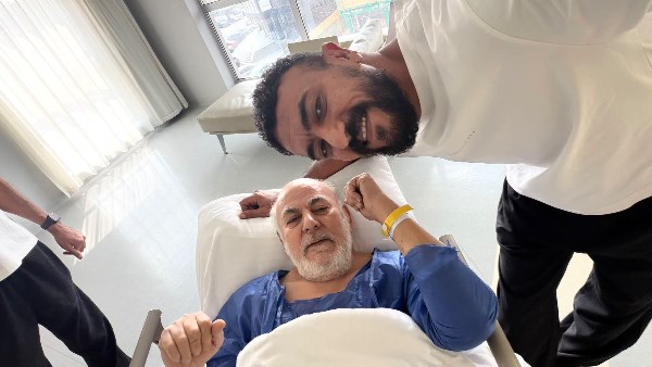أحمد العوضي يطلب الدعاء لوالده بعد دخوله المستشفى: قوم بالسلامة يا وحش الوحوش