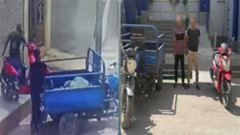 سقوط لصين سرقا دراجة نارية من أمام مسكن مالكها بالإسماعيلية