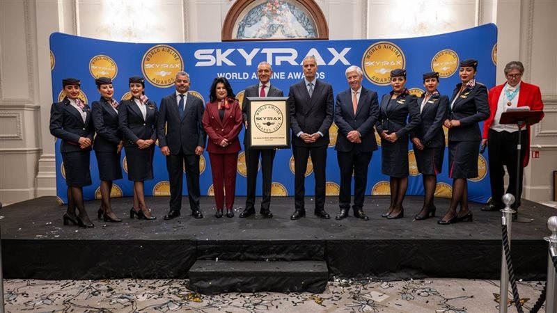 مصر للطيران تحصد جائزة Skytrax كأكثر الشركات تطورًا على مستوى العالم