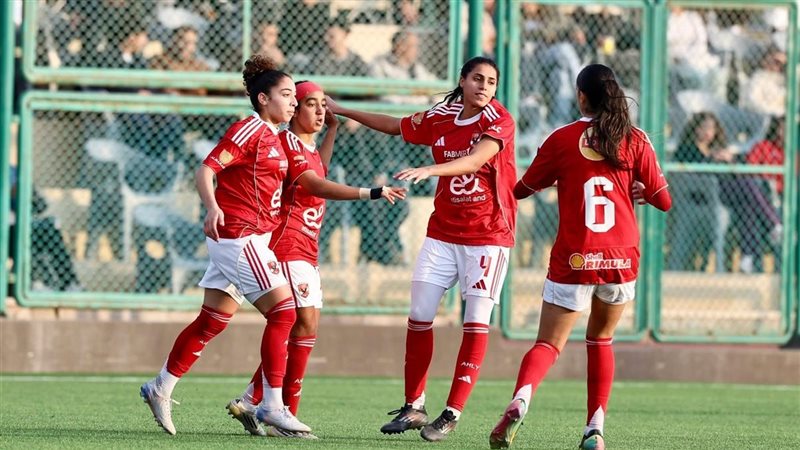 الأهلي يتقدم على الزمالك بثنائية نظيفة في الشوط الأول بدوري السيدات