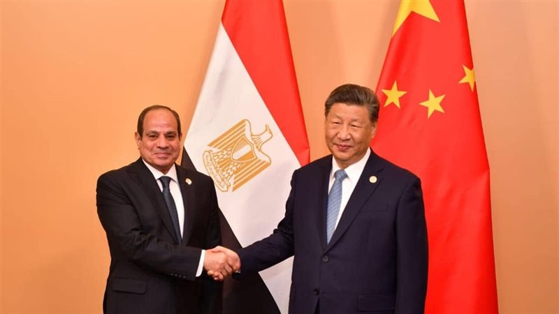 السيسي يستقبل رئيس الصين اليوم