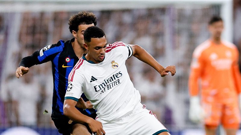 ريال مدريد يفوز على إنتر ميلان 1/2 في مباراة مثيرة بدوري أبطال أوروبا