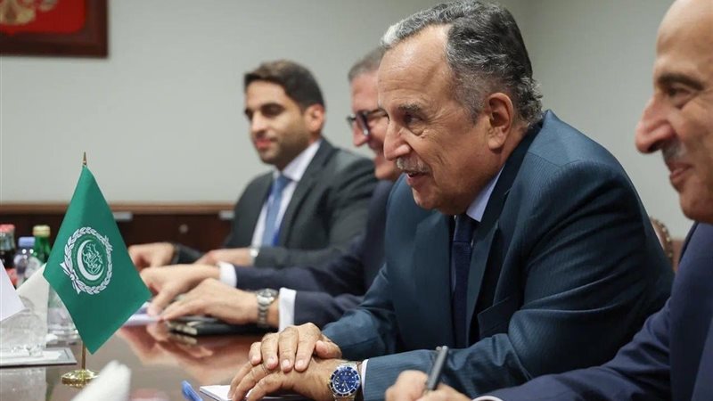 تفاصيل لقاء أمين الجامعة العربية مع لافروف في نيويورك (صور)