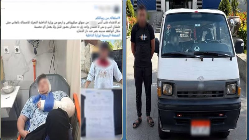 خلاف على أولوية المرور يتحول إلى اعتداء، سائق ميكروباص يضرب طالبا في مدينة نصر