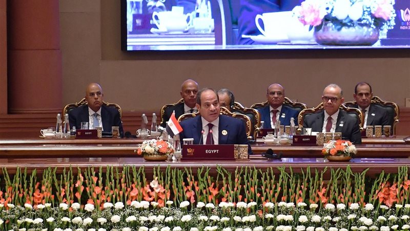 انطلاق الجلسة الموسعة لقمة البريكس بمشاركة السيسي
