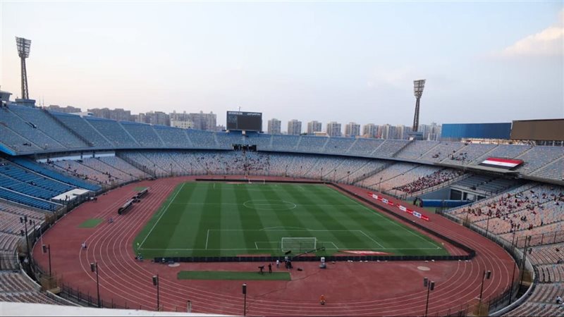 جاهزية استاد القاهرة لاستقبال مباراة منتخب مصر وأنجولا في تصفيات أمم أفريقيا (صور)