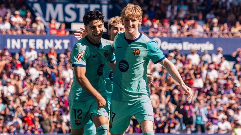برشلونة يفوز على ليفانتي 4-2 ويواصل تصدر الدوري الإسباني