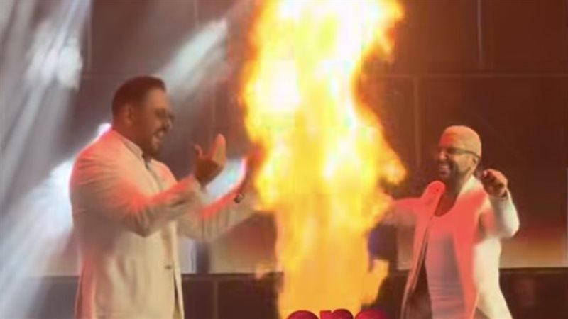 حضور مفاجئ، رامي عياش يشارك أحمد سعد حفله في بيروت ويقدمان ديو “سلطنة” (فيديو)