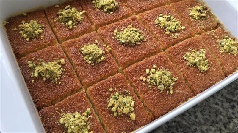 طريقة عمل الهريسة المصرية في المنزل زي الجاهزة