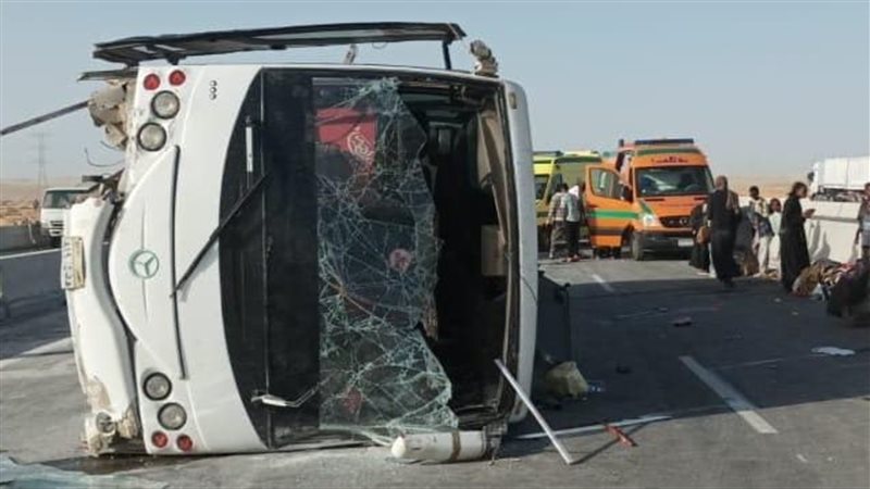 مدير أمن جنوب سيناء يعاين موقع حادث طريق “دهب – نويبع”