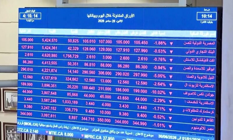 الفقاعة لم تنفجر بأكملها.. الأهلي فاروس تتوقع مزيداً من انهيارات الأسهم الصغيرة في مصر
