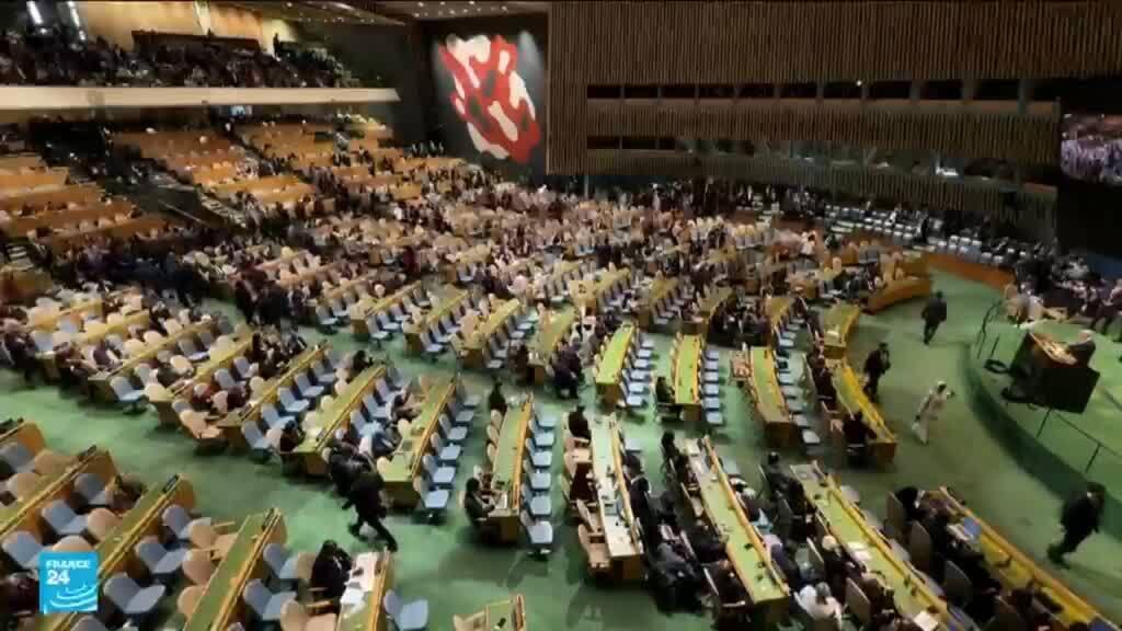 انسحاب جماعي لعدد من الوفود أثناء إلقاء نتنياهو كلمته في الأمم المتحدة