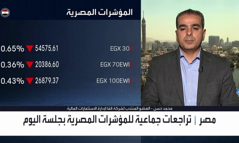 ضغوط على الأسهم المصرية من الأوضاع الجيوسياسية وترقب الفائدة